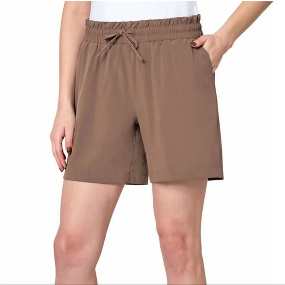 Mondetta Ladies' Woven Short Tan Large New - Picture 1 of 6